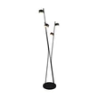 Lampadar  Trio CODA metal, acril, negru, auriu, GX53 - 469000480