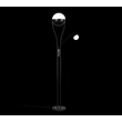Lampadar Trio CHRIS metal, negru, LED, 18W + 3.8W, 2000lm + 350lm, 3000K - Trio-478310232