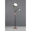 Lampadar Trio CHRIS metal, cafenea, LED, 18W + 3.8W, 2000lm + 350lm, 3000K - Trio-478310265