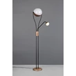 Lampadar Trio CHRIS metal, cafenea, LED, 18W + 3.8W, 2000lm + 350lm, 3000K - Trio-478310265