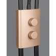 Lampadar Trio CHRIS metal, cafenea, LED, 18W + 3.8W, 2000lm + 350lm, 3000K - Trio-478310265