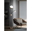 Lampadar Trio CHRIS metal, cafenea, LED, 18W + 3.8W, 2000lm + 350lm, 3000K - Trio-478310265