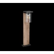 Lampadar exterior Trio ARDILA metal, sticla, lemn, transparent, E27, IP44 - Trio-511660135