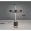 Veioza Trio KEATON metal, plastic, negru, auriu, alb, LED, 12W, 2300-3000-4000K, 1400Lm - 540210180