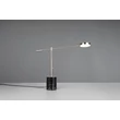 Veioza Trio FIORE  marmura, metal, negru, crom, LED, 10W, 1200lm, 2300K-3000K-4000K - Trio-554610107