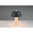 Veioza Trio TIMBA piatra, metal, maro, negru, E27 - Trio-567800232