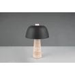Veioza Trio TIMBA piatra, metal, maro, negru, E27 - Trio-567800232