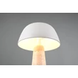 Veioza Trio TIMBA piatra, metal, maro, alb, E27 - Trio-567800276