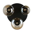 Plafoniera Trio LUMINA metal, sticla, negru, chihlimbar, E14 - 617030313