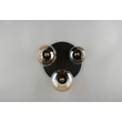 Plafoniera Trio LUMINA metal, sticla, negru, chihlimbar, E14 - 617030313