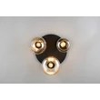 Plafoniera Trio LUMINA metal, sticla, negru, chihlimbar, E14 - 617030313