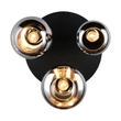 Plafoniera Trio LUMINA metal, sticla, negru, crom, E14 - 617030332