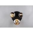 Plafoniera Trio LUMINA metal, sticla, negru, crom, E14 - 617030332