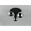 Plafoniera Trio LUMINA metal, sticla, negru, crom, E14 - 617030332