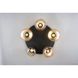 Plafoniera Trio LUMINA metal, sticla, negru, chihlimbar, E14 - 617030513