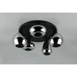 Plafoniera Trio LUMINA metal, sticla, negru, crom, E14 - 617030532