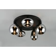 Plafoniera Trio LUMINA metal, sticla, negru, crom, E14 - 617030532