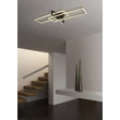 Plafoniera Trio SALINAS metal, negru, alama, LED, 3000K, 34W, 3900lm - 620310308
