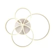Plafoniera Trio DRAKE metal, acril, nichel, alb, LED, 50W, 2700 -6500K, 5850Lm - 632210407