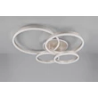 Plafoniera Trio DRAKE metal, acril, nichel, alb, LED, 50W, 2700 -6500K, 5850Lm - 632210407