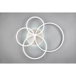 Plafoniera Trio DRAKE metal, acril, nichel, alb, LED, 50W, 2700 -6500K, 5850Lm - 632210407