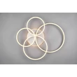 Plafoniera Trio DRAKE metal, acril, nichel, alb, LED, 50W, 2700 -6500K, 5850Lm - 632210407