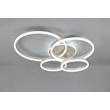 Plafoniera Trio DRAKE metal, acril, nichel, alb, LED, 50W, 2700 -6500K, 5850Lm - 632210407