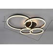 Plafoniera Trio DRAKE metal, acril, negru, alb, LED, 50W, 2700 -6500K, 5850Lm - 632210432