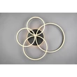 Plafoniera Trio DRAKE metal, acril, negru, alb, LED, 50W, 2700 -6500K, 5850Lm - 632210432