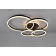 Plafoniera Trio DRAKE metal, acril, negru, alb, LED, 50W, 2700 -6500K, 5850Lm - 632210432