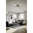 Plafoniera Trio DRAKE metal, acril, negru, alb, LED, 50W, 2700 -6500K, 5850Lm - 632210432