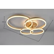 Plafoniera Trio DRAKE metal, acril, auriu, alb, LED, 50W, 2700 -6500K, 5850Lm - 632210479