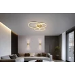 Plafoniera Trio DRAKE metal, acril, auriu, alb, LED, 50W, 2700 -6500K, 5850Lm - 632210479