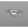 Spot incastrabil Trio HIMAL metal, plastic, nichel, LED, 3.5W, 2700-4000K, 450Lm, IP65 - 635110107