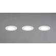 Spot incastrabil Trio HIMAL metal, plastic, alb, LED, 3x 3.5W, 2700-4000K, 3x 450Lm, IP65 - 635110301