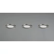Spot incastrabil Trio HIMAL metal, plastic, nichel, LED, 3x 3.5W, 2700-4000K, 3x 450Lm, IP65 - 635110307