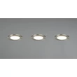 Spot incastrabil Trio HIMAL metal, plastic, nichel, LED, 3x 3.5W, 2700-4000K, 3x 450Lm, IP65 - 635110307