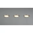 Spot incastrabil Trio HIMAL metal, plastic, nichel, LED, 3x 3.5W, 2700-4000K, 3x 450Lm, IP65 - 635110307