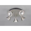 Plafoniera Trio ROMEO metal, plastic, nichel, LED, 35W, 2300-3000-4000K, 3500Lm - 637010507