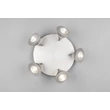 Plafoniera Trio ROMEO metal, plastic, nichel, LED, 35W, 2300-3000-4000K, 3500Lm - 637010507