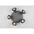Plafoniera Trio ROMEO metal, plastic, negru, LED, 35W, 2300-3000-4000K, 3500Lm - 637010532
