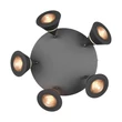 Plafoniera Trio ROMEO metal, plastic, negru, LED, 35W, 2300-3000-4000K, 3500Lm - 637010532