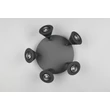 Plafoniera Trio ROMEO metal, plastic, negru, LED, 35W, 2300-3000-4000K, 3500Lm - 637010532