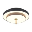 Plafoniera Trio KEATON metal, acril, negru, auriu, alb, LED, 34.5W, 2300-3000-4000K, 4000Lm - 640210180