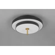 Plafoniera Trio KEATON metal, acril, negru, auriu, alb, LED, 34.5W, 2300-3000-4000K, 4000Lm - 640210180