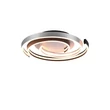 Plafoniera Trio CAYA metal, gri, negru, LED, 2300K-3000K-4000K, 58W, 6800lm - 641910205