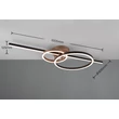 Plafoniera Trio MONTILLA metal, acril, negru, maro, alb, LED, 54W, 2700-6000K, 6300Lm - 643010302