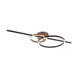 Plafoniera Trio MONTILLA metal, acril, negru, maro, alb, LED, 54W, 2700-6000K, 6300Lm - 643010302
