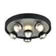 Plafoniera Trio ORBIT metal, nichel, negru, LED, 40W, 2300-3000-4000K, 4700Lm - 644410607