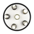 Plafoniera Trio ORBIT metal, nichel, negru, LED, 40W, 2300-3000-4000K, 4700Lm - 644410607